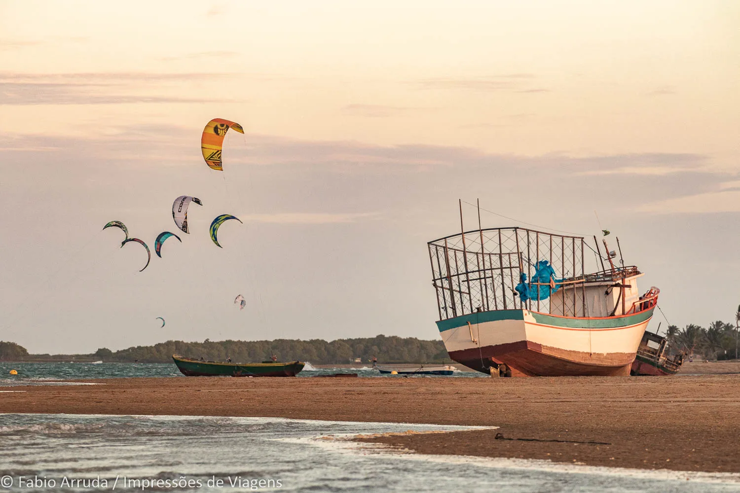Superkite Brasil acontece em ilha do Ceará e reúne competidores cearenses