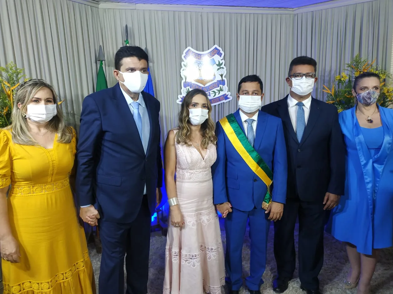 Gracy e Flávio Liffeman assinaram cerimonial de posse na Prefeitura de Russas