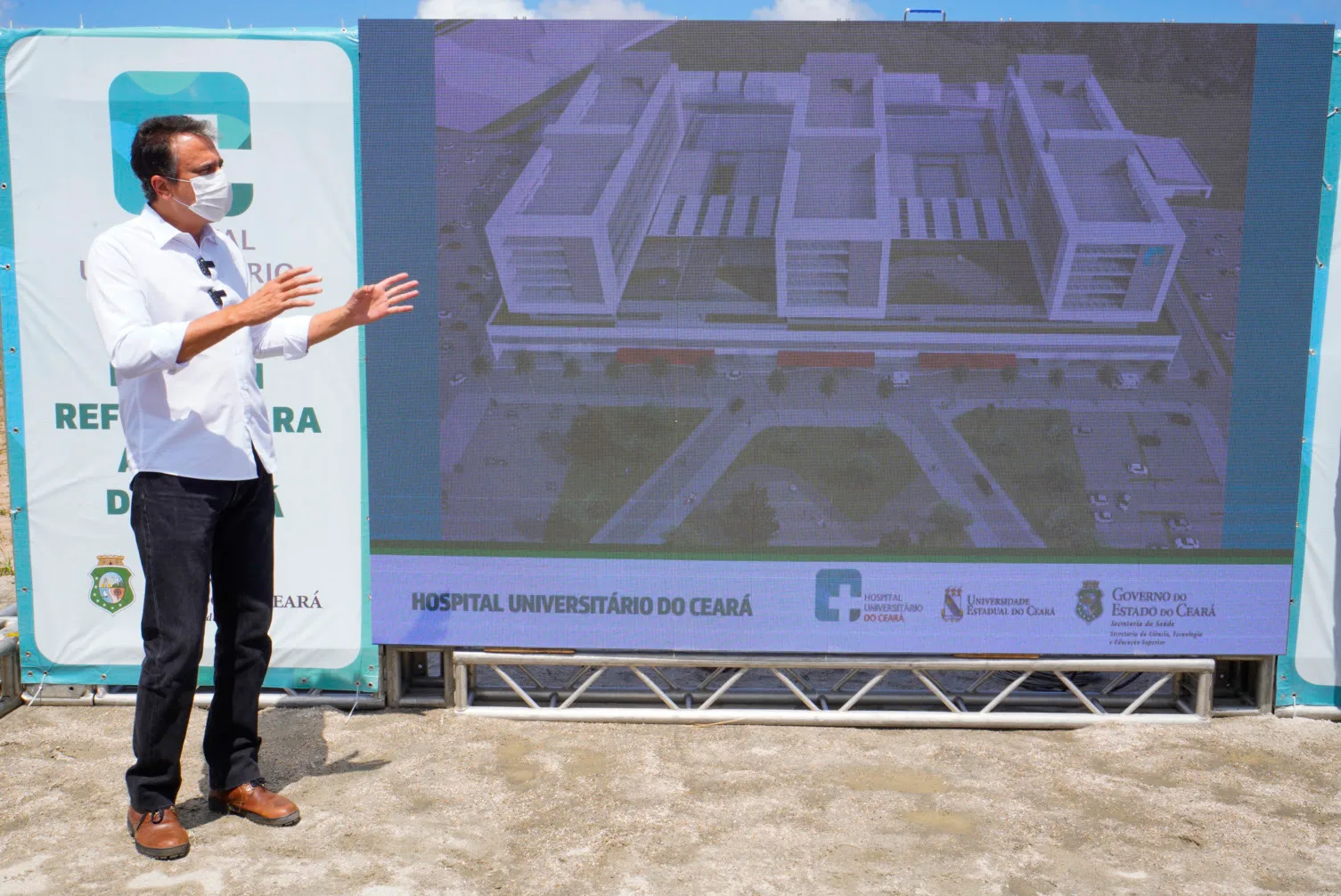 Governo inicia obras do Hospital Universitário do Ceará, que será o maior do Estado