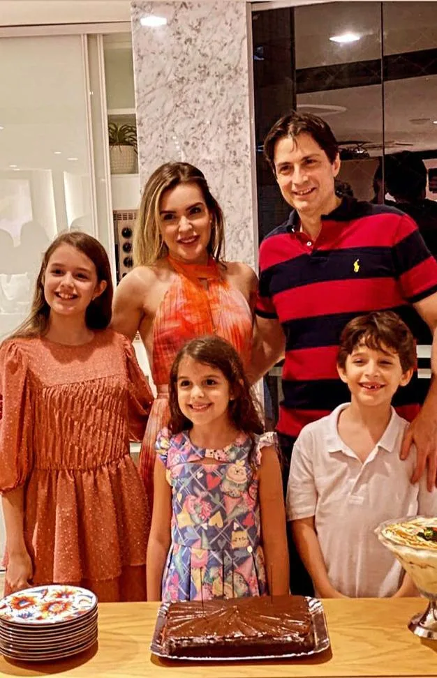 Marcelo Pinheiro festeja aniversário em família