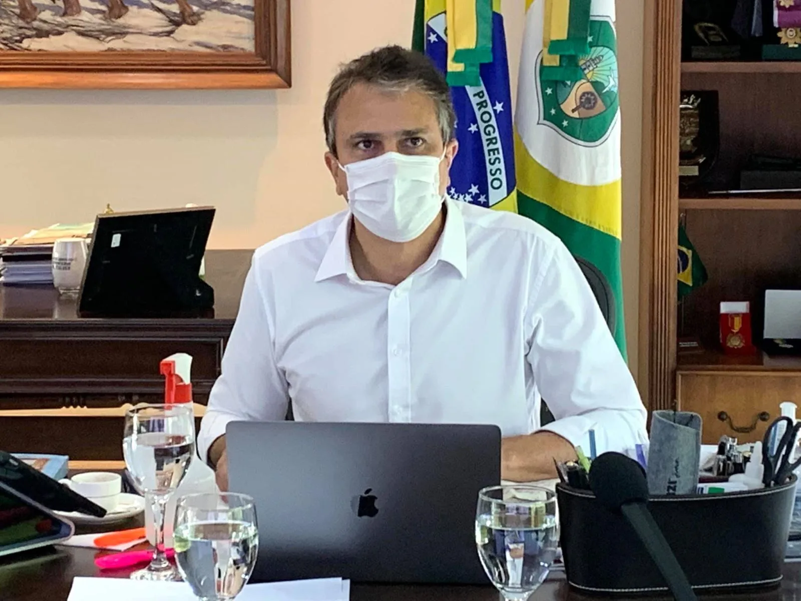 Governador Camilo prorroga o lockdown até o dia 12 de abril