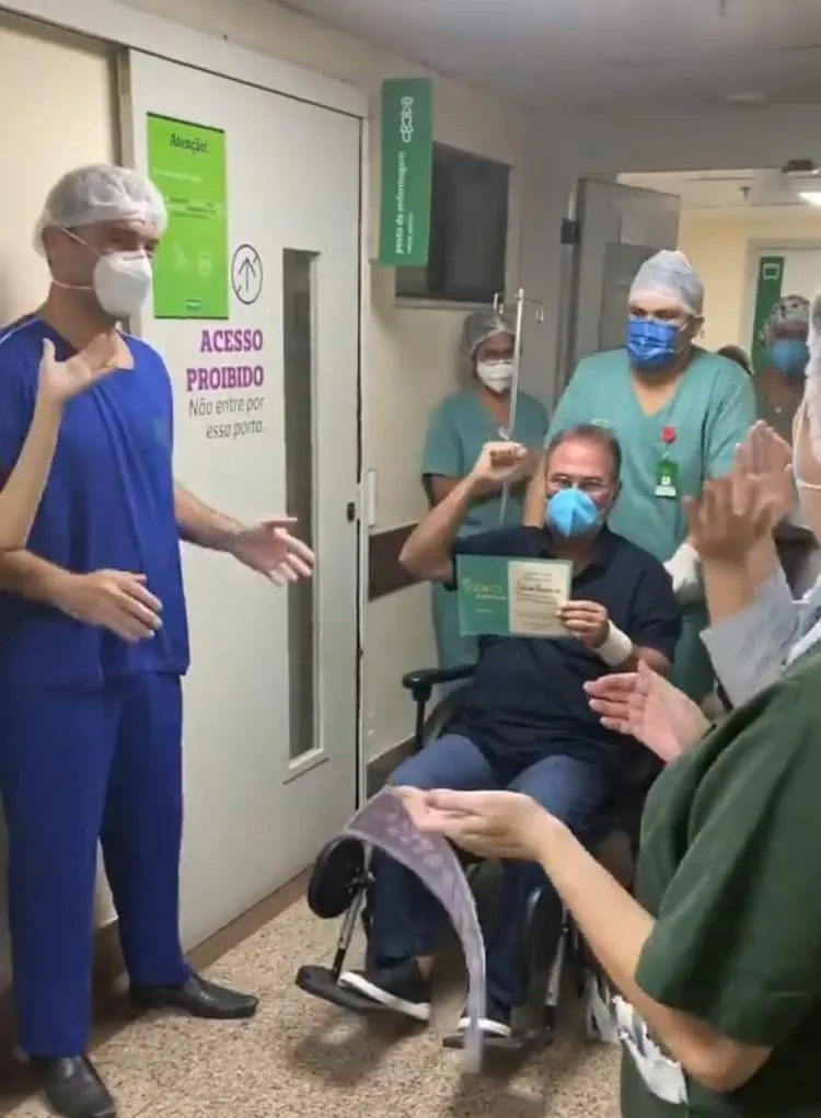 Jório da Escóssia vence a Covid-19 e recebe alta do hospital