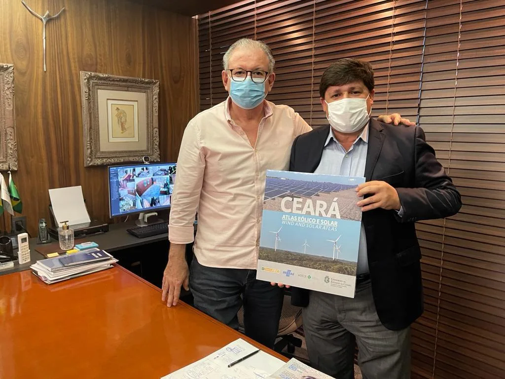 Deputado George Lima visita presidente da Fiec e conhece Observatório da Indústria