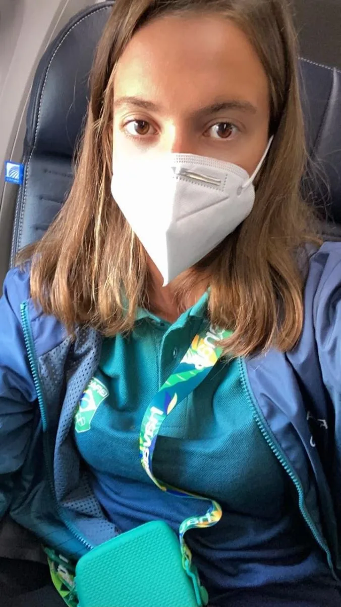 Representando o Brasil no Triatlo, cearense Vittoria Lopes embarca para Olimpíadas de Tóquio
