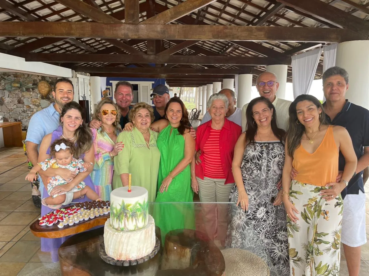 Jório da Escóssia brinda a nova idade no Guajiru