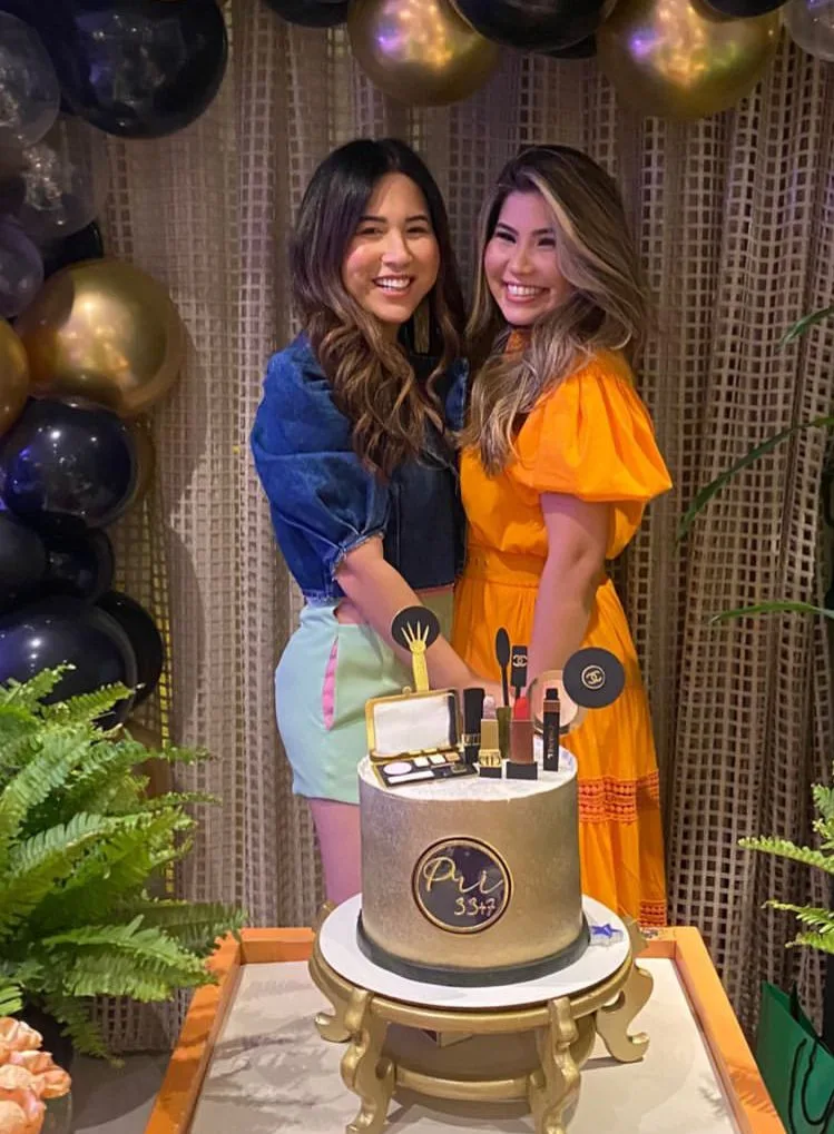 Priscilla Yamazaki é surpreendida com festa de aniversário