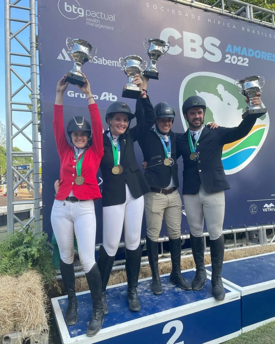 Equipe cearense se consagra vice campeã brasileira de hipismo, na categoria por equipes