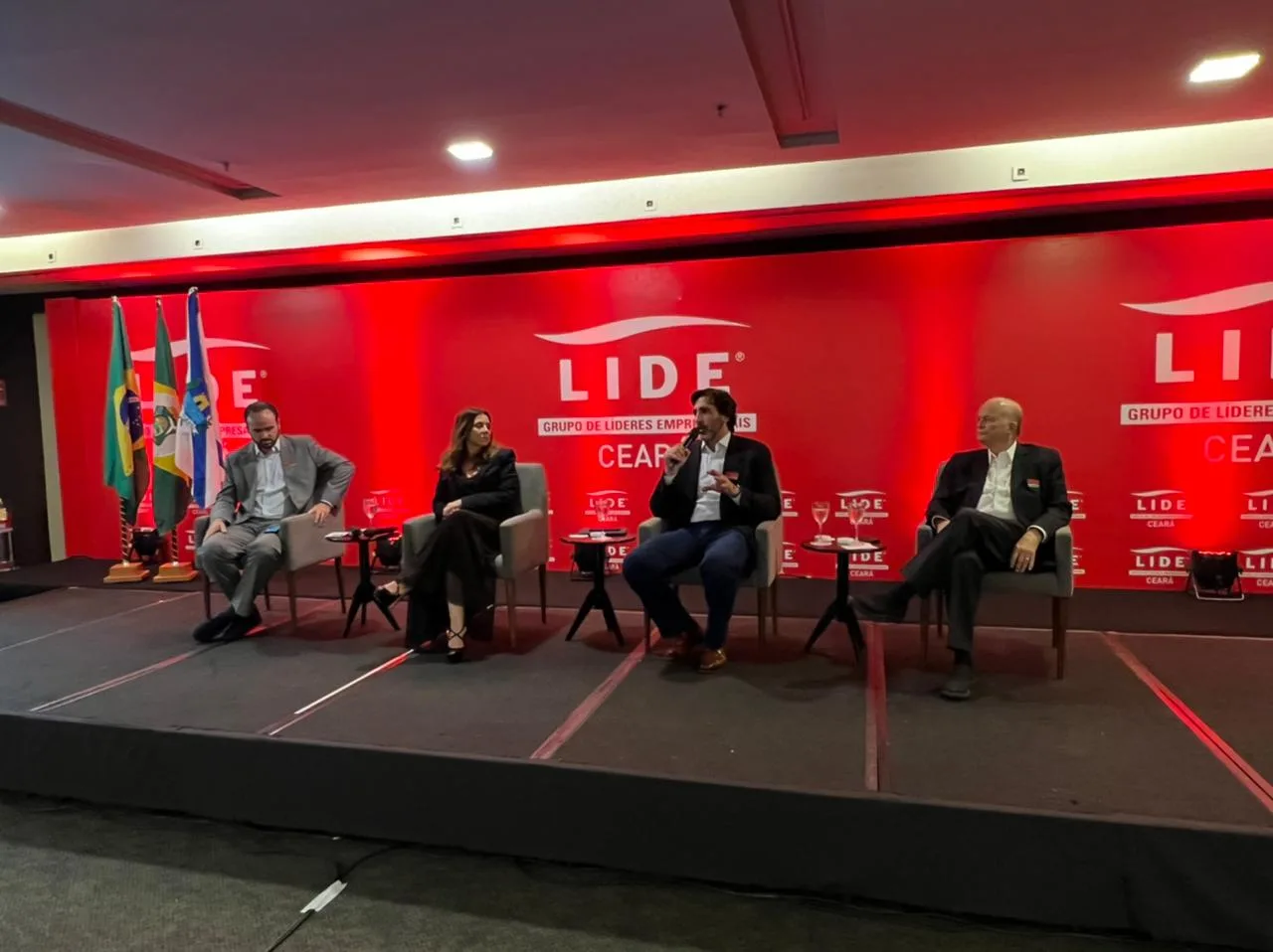 Lucas Fiúza palestra para empresários em almoço-debate do Lide Ceará