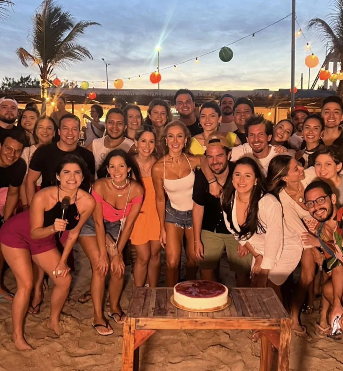 Cláudio Nelson festeja a nova idade na Praiow