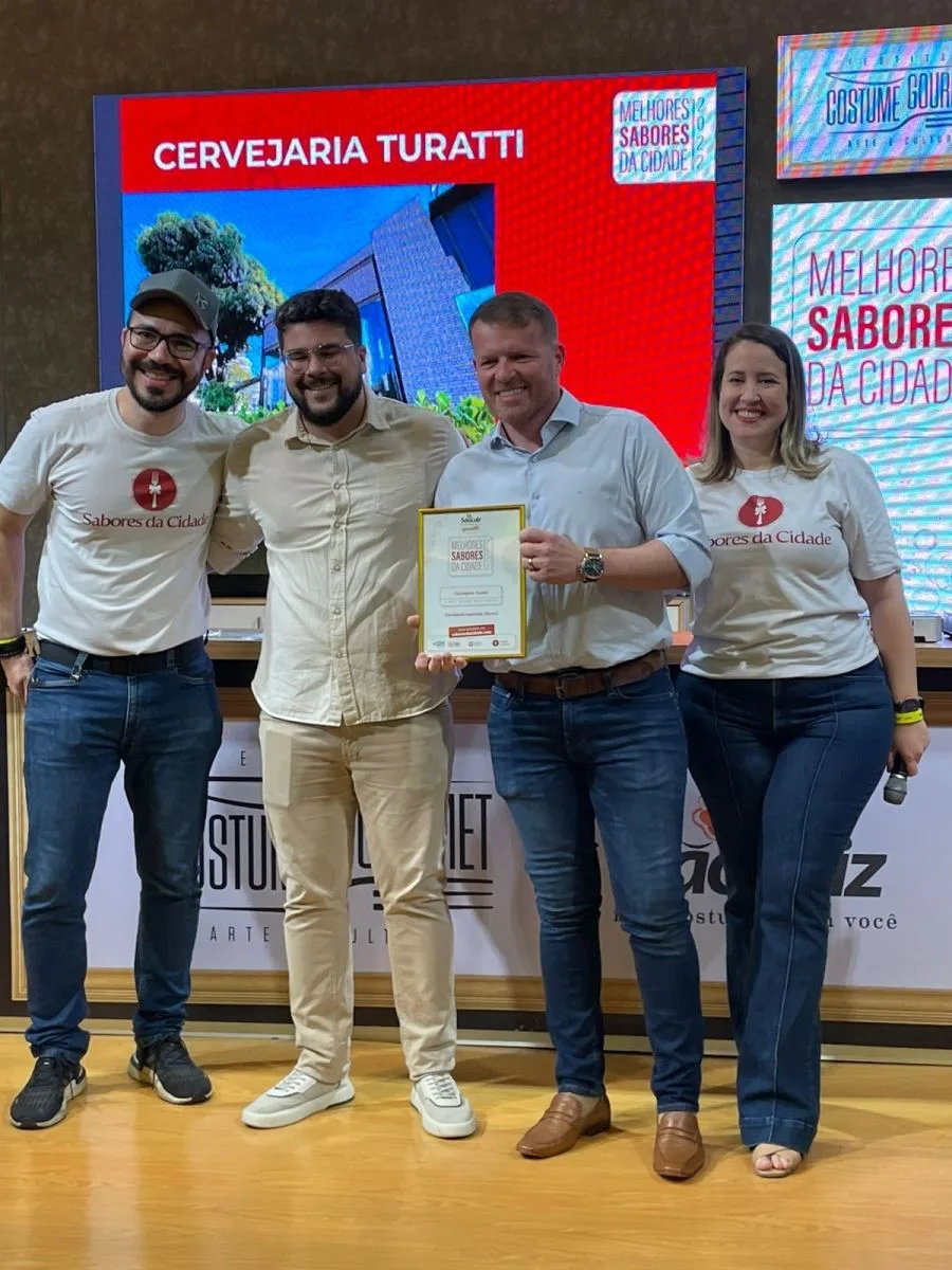 Cervejaria Turatti ganha título de Cervejaria Cearense no prêmio Melhores Sabores da Cidade