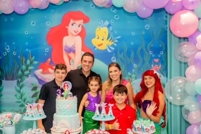 Ticiana e Ítalo Ximenes celebram os três anos da filha Maria Giovanna