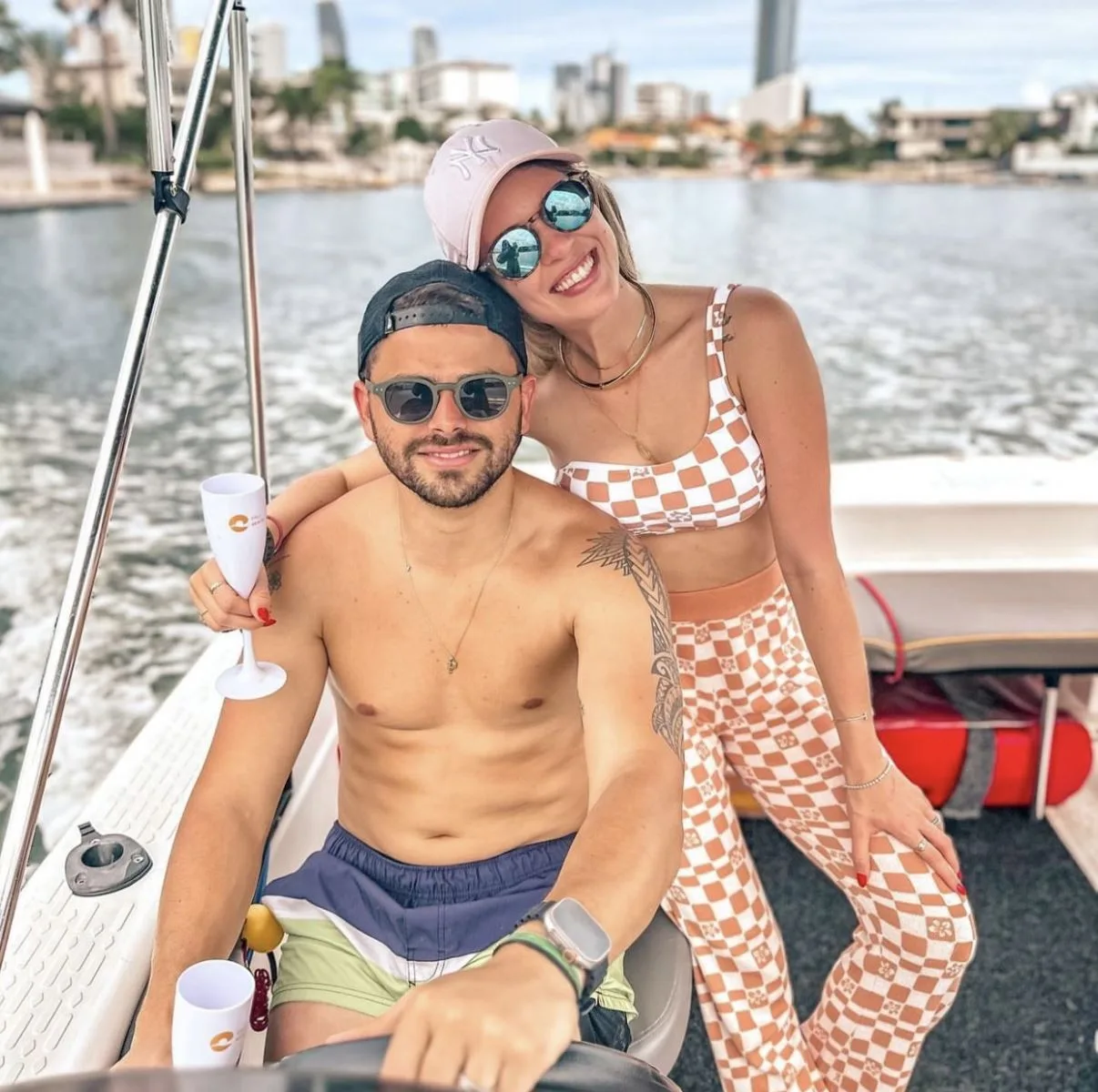 Isabela Franklin e Ivan Bezerra Neto em temporada na Austrália