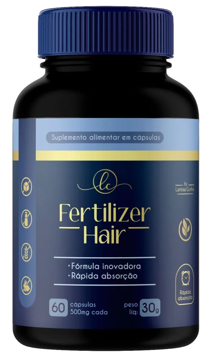 Fertilizer Hair, tratamento capilar desenvolvido pela Nutricionista e Biomédica Larissa Cunha