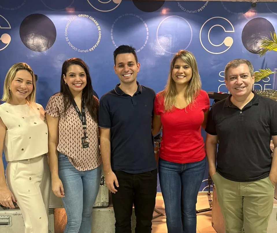 Executivos da LG e da Ibyte visitam estúdios da TV Cidade Fortaleza