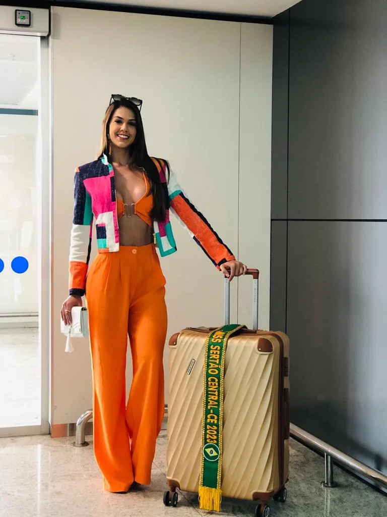 Morgana Carlos embarca para São Paulo em busca do título de Miss Brasil Terra 2023