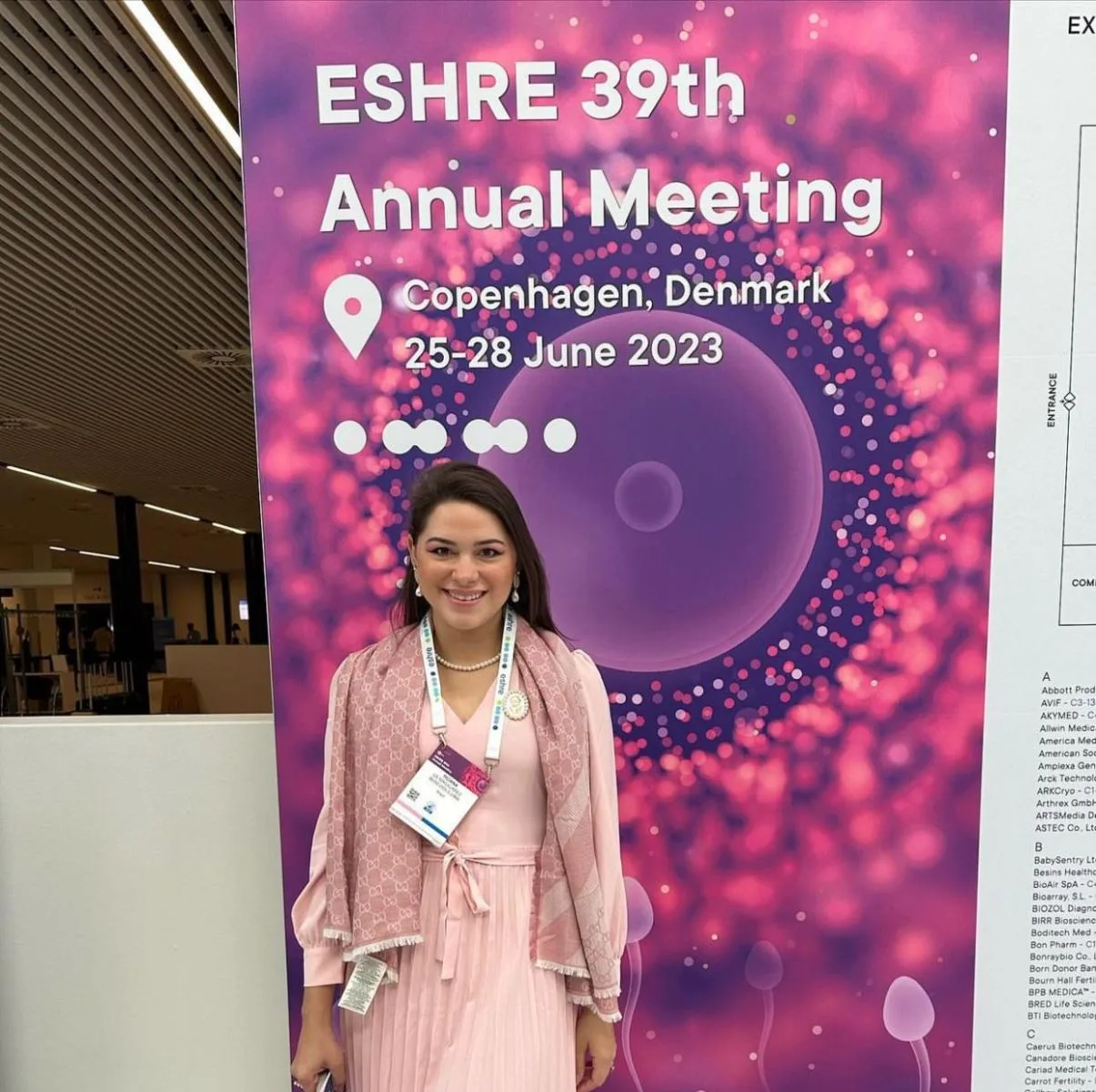 Ticiana Lima participa da 39ª edição do maior evento de reprodução humana do mundo