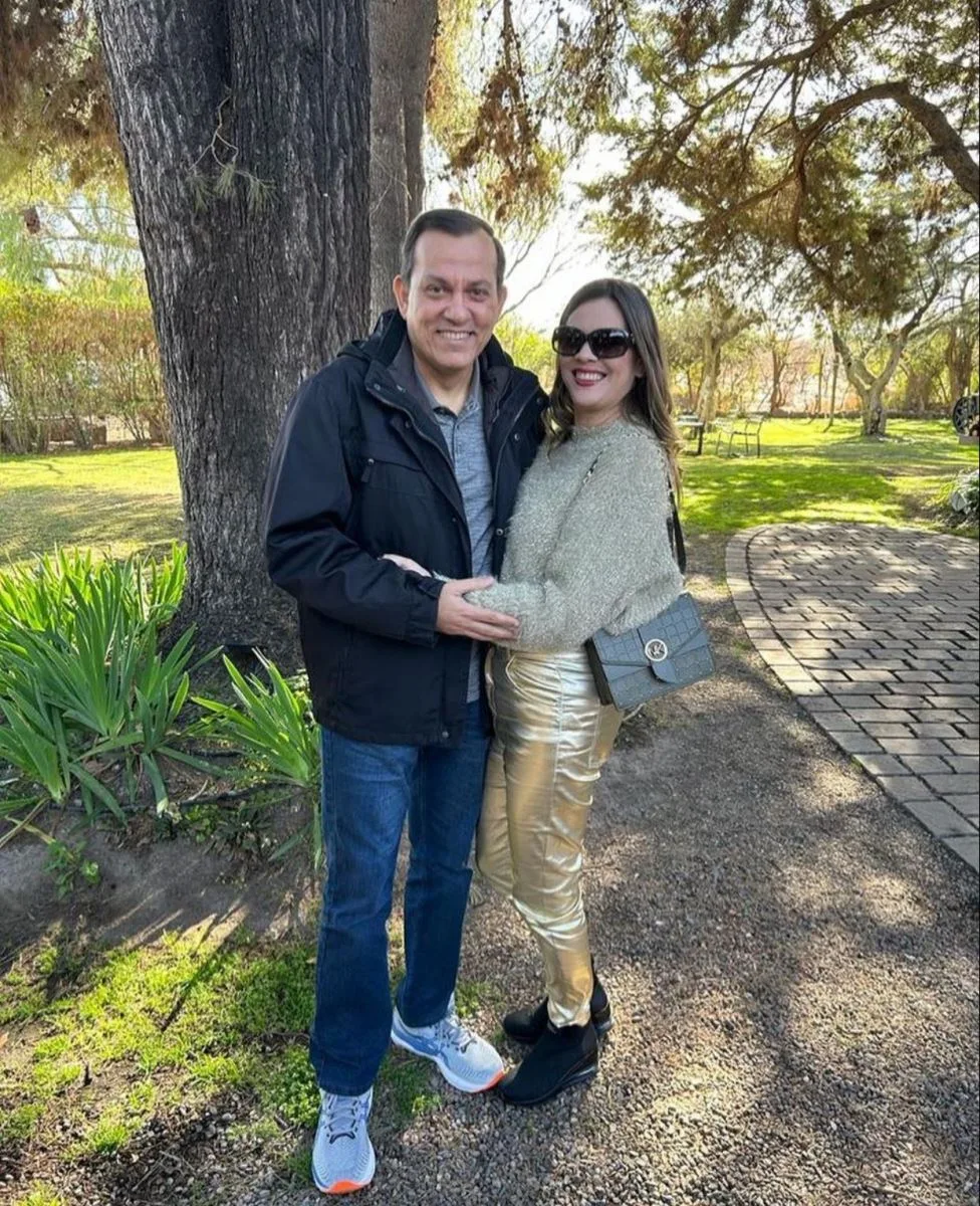 Danielle e Luiz Carlos Lafuente aproveitam temporada na Argentina