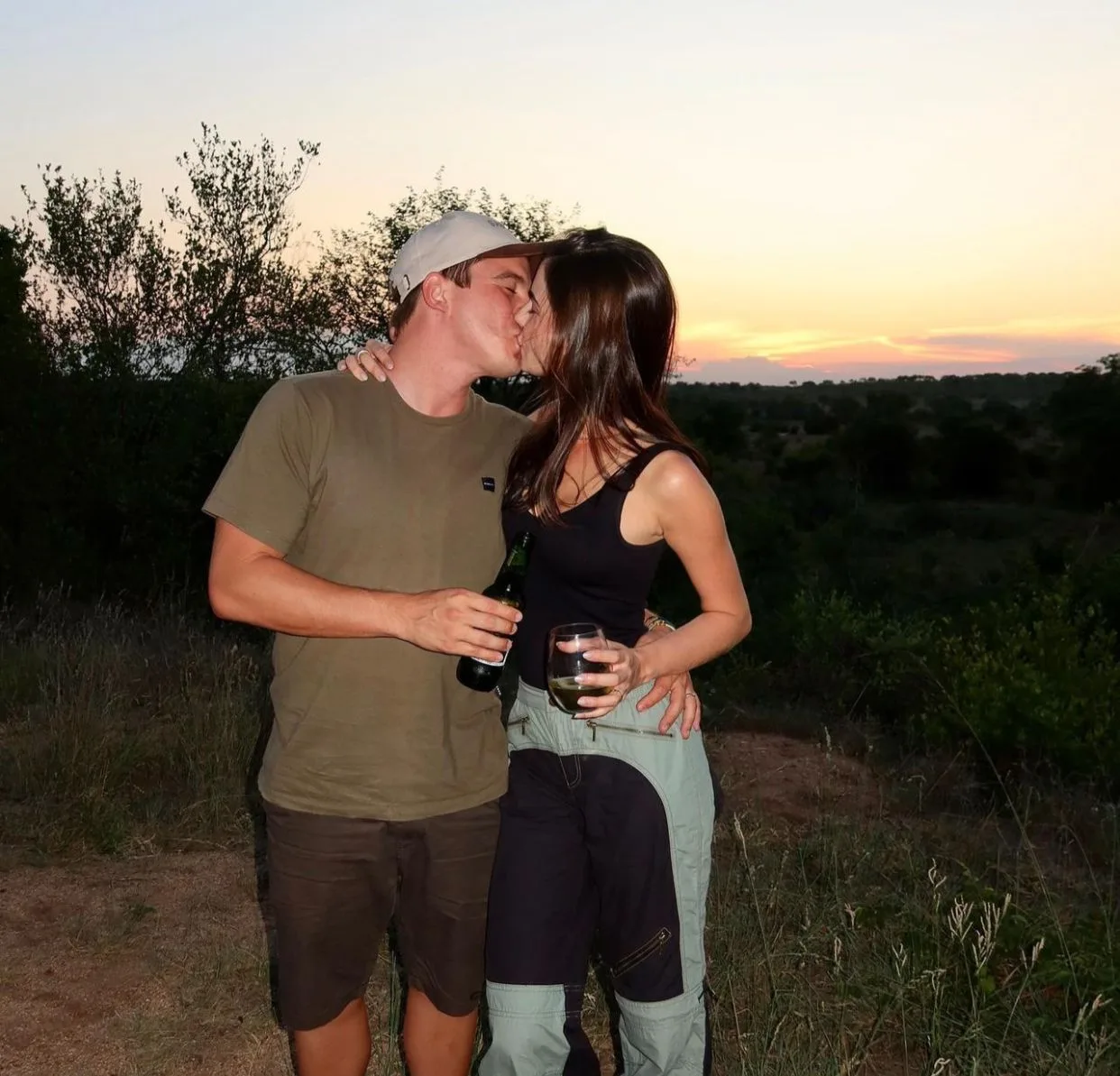 Maria Eduarda Cidrão e Vitor Veras em lua de mel pela África do Sul