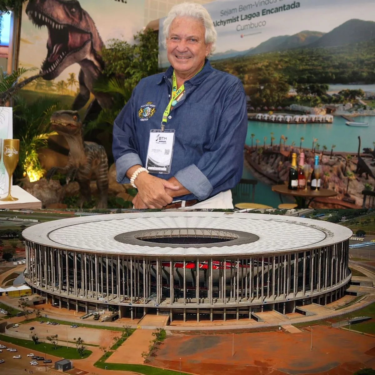Parque de dinossauros que será construído no Ceará será destaque no salão nacional em Brasília