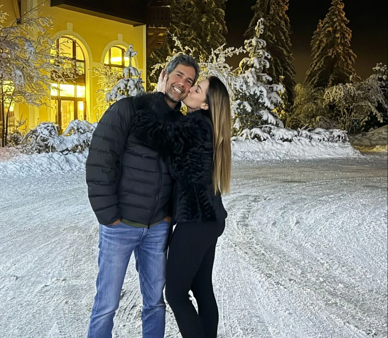 Germana e Victor Melo desembarcam nos Alpes Franceses para temporada de esqui