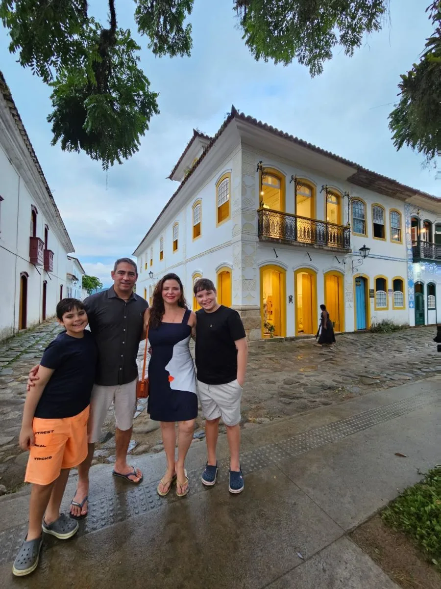 Christianny Diógenes e Will Maranhão nos encantos cariocas com os herdeiros