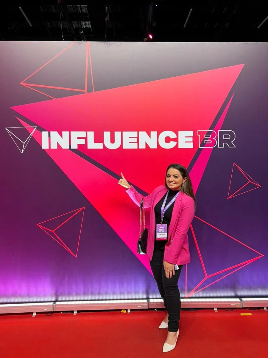 Cleane Fontenele participa do Influencer Brazil, em São Paulo
