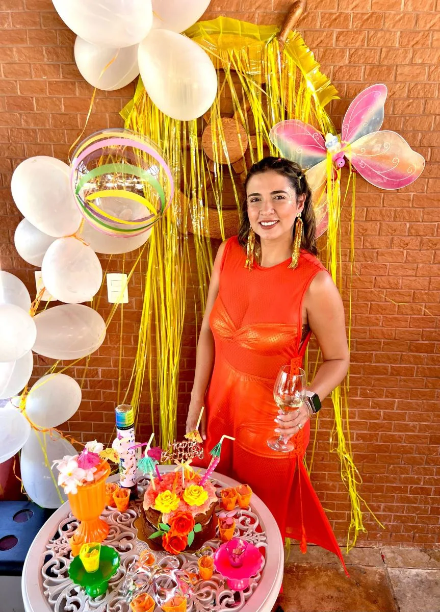 Vanessa Rodrigues celebra a nova idade na Taíba
