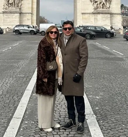 Fernanda e Eduardo Gomes de Matos curtem férias na Europa