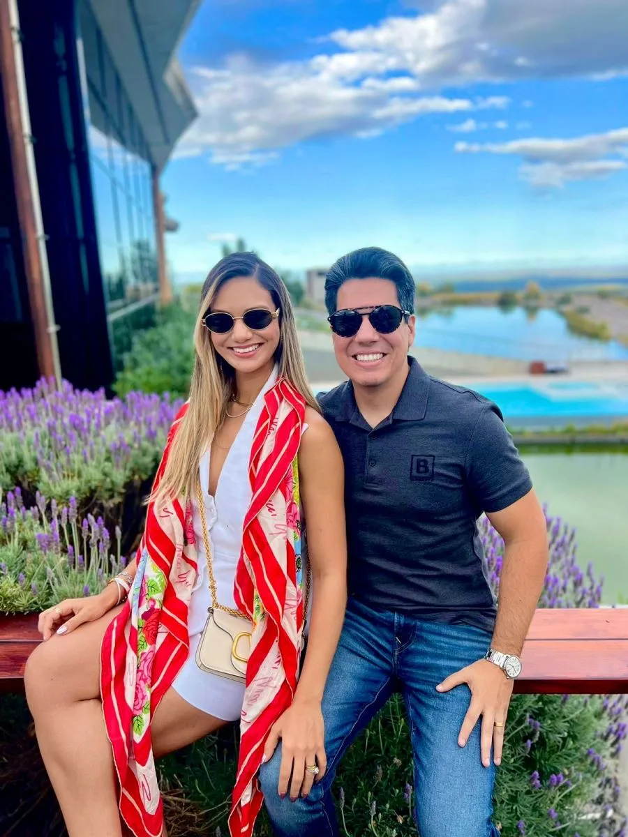 Aline e Andrei Aguiar se encantam pela rota dos vinhos de Mendoza