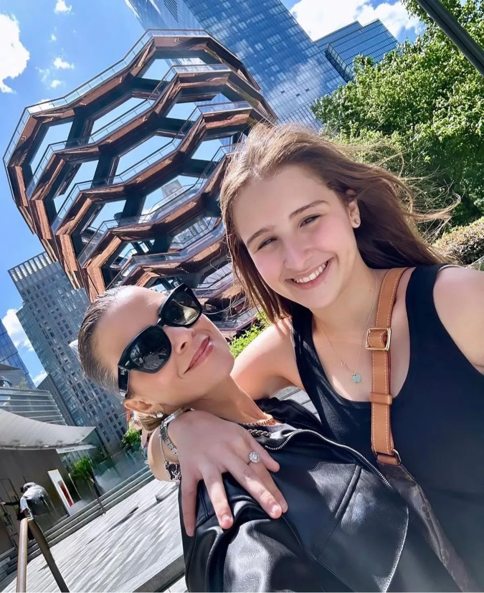 Roberta Quaranta e a filha, Laura, curtem viagem por Nova York