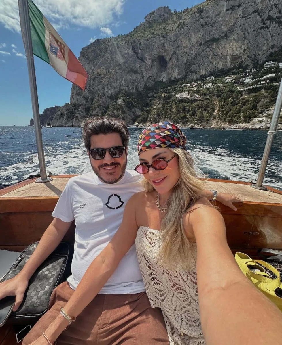 Jamille Cruz e Juacy Pinto lapidam os olhos em férias no verão europeu