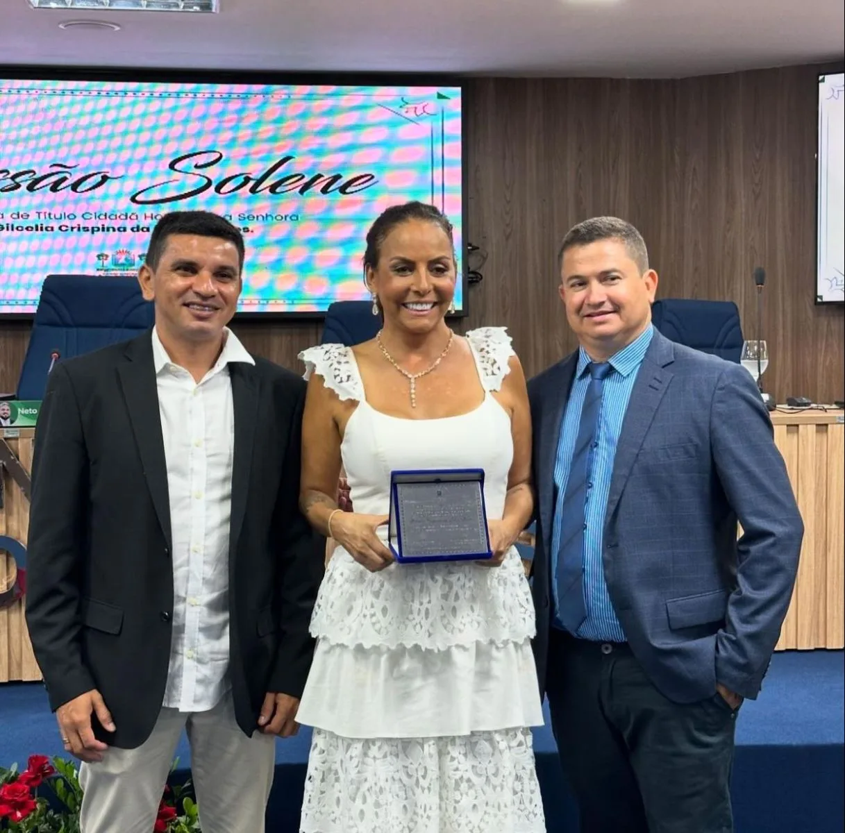 Gil Santos é condecorada com homenagem em São Gonçalo do Amarante