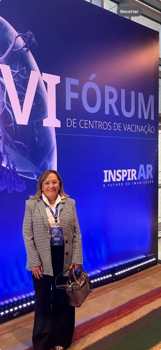 Médica Vanuza Chagas participa de anúncio de nova vacina em São Paulo