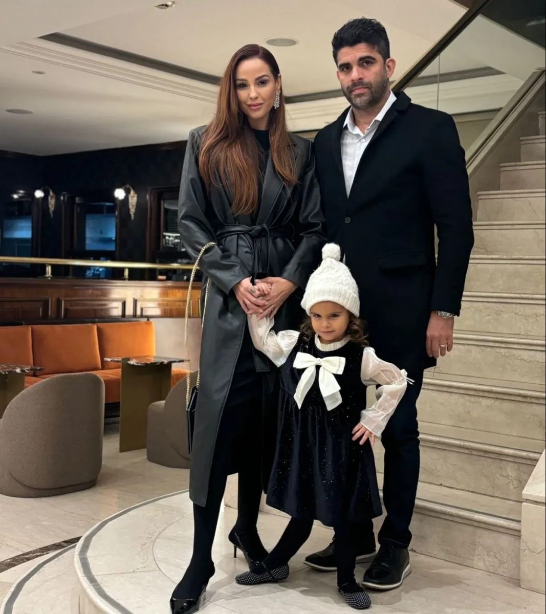 Mariana Vasconcelos e Eliseu Becco pegam a rota de Buenos Aires com a filha Laura