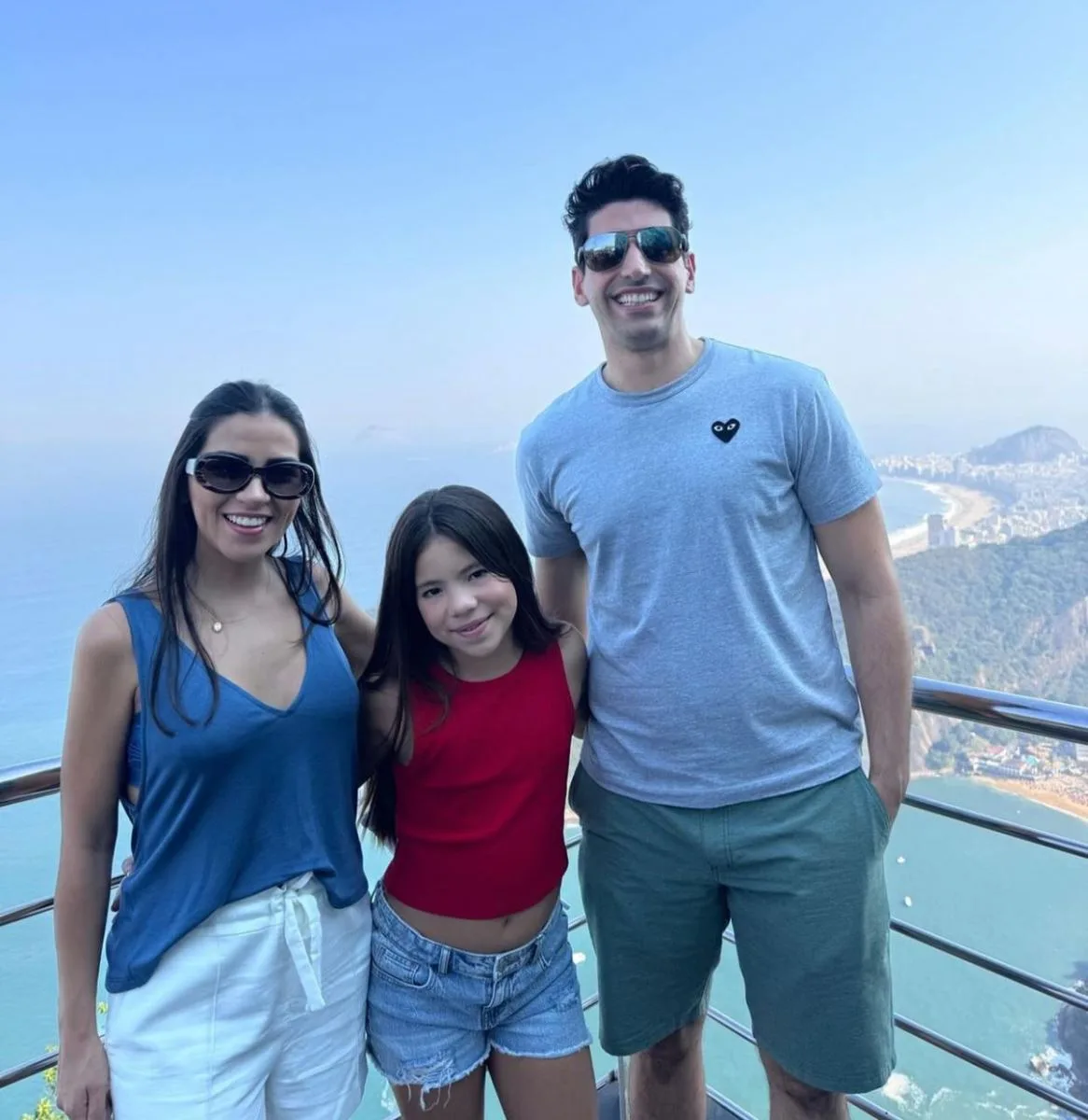 Tatiana e George Dantas colecionam memórias durante viagem em família pelo Rio de Janeiro