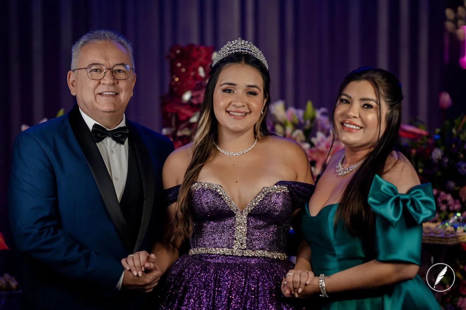 Otávio César e Ednusia Gomes realizam super festa para comemorar os 15 anos da filha Maria Júlia