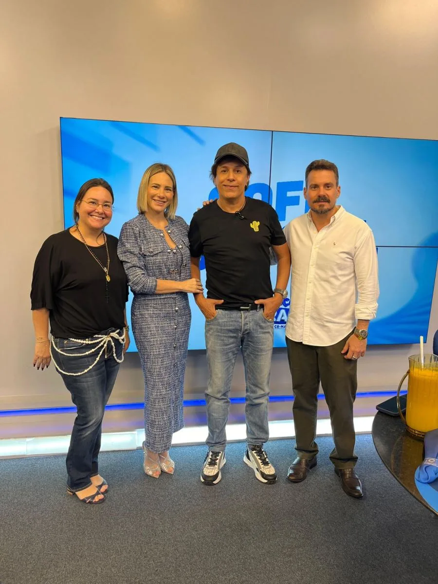 Tom Cavalcante visita TV Cidade e concede entrevista exclusiva