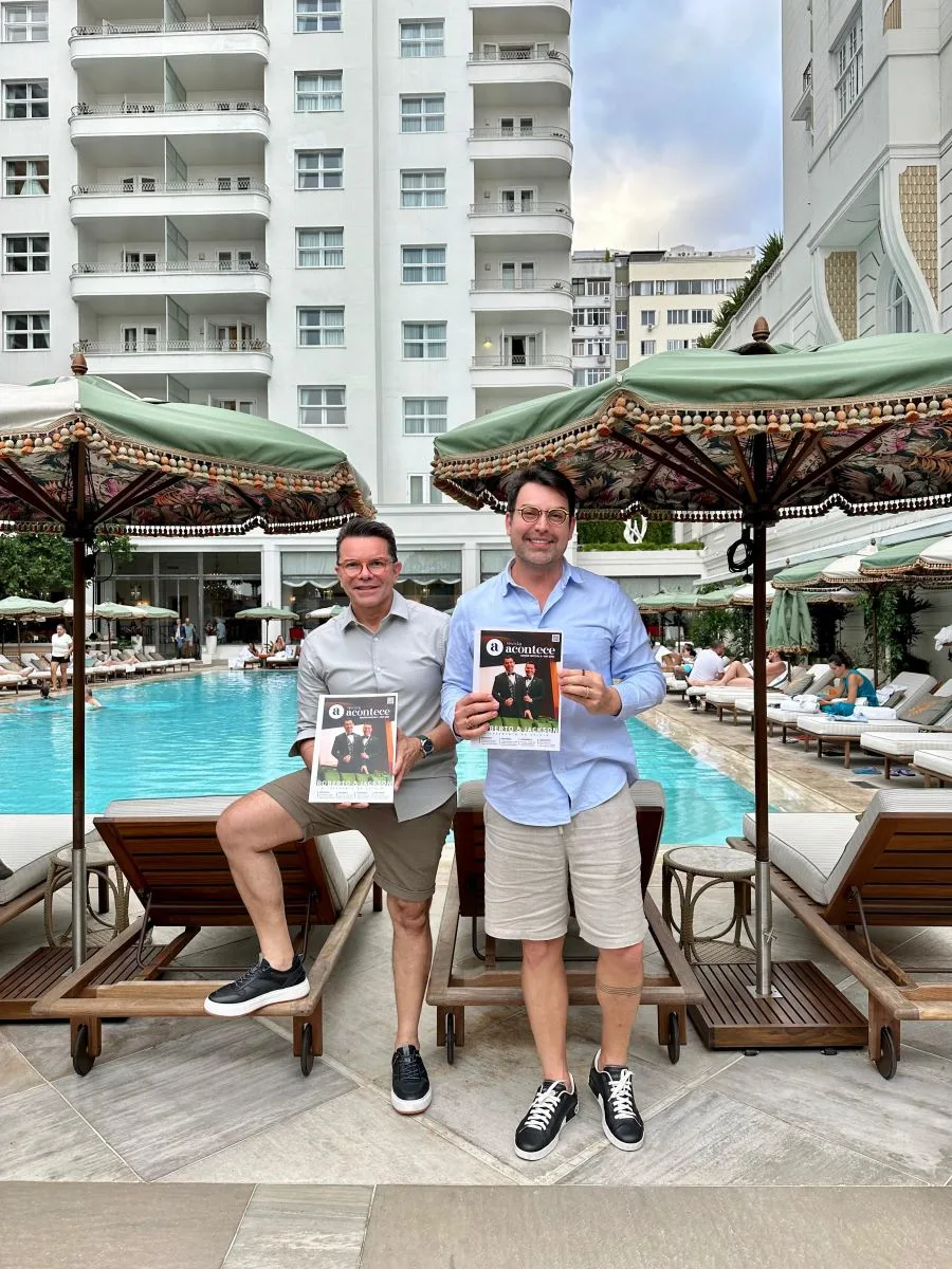 Copacabana Palace é palco do lançamento da nova edição da Revista Acontece