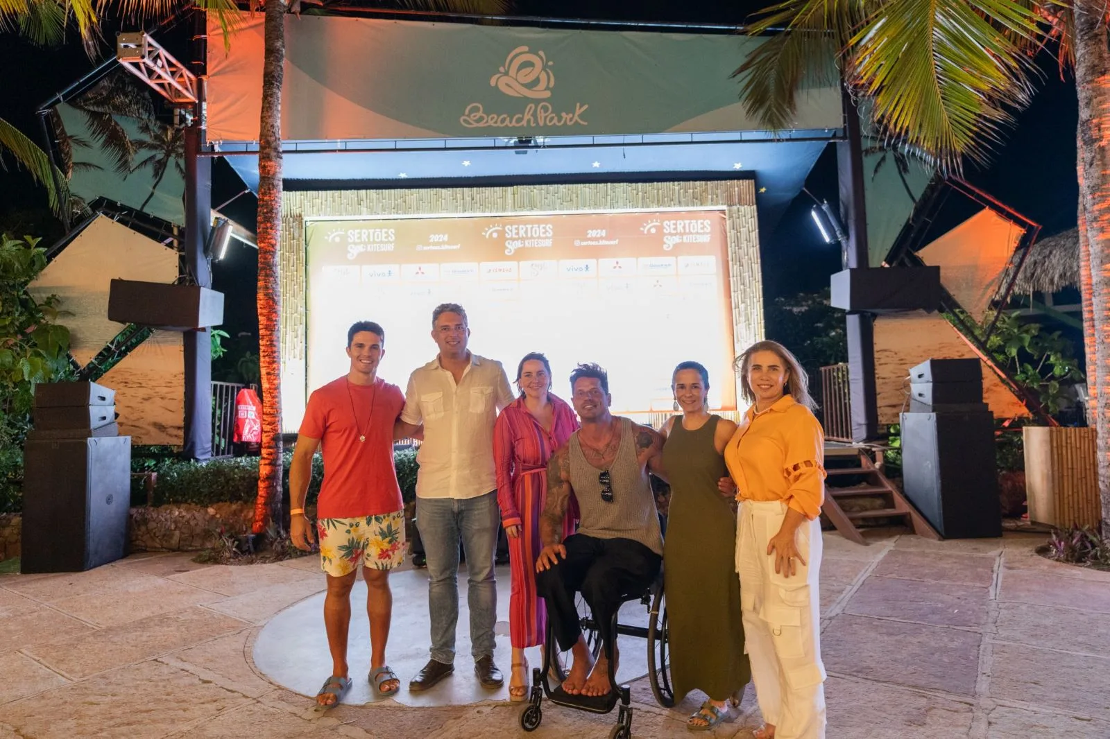 Fernando Fernandes e Bruno Lobo marcam presença no Beach Park