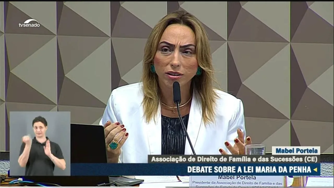Mabel Portela se destaca em debate sobre Lei Maria da Penha no Senado