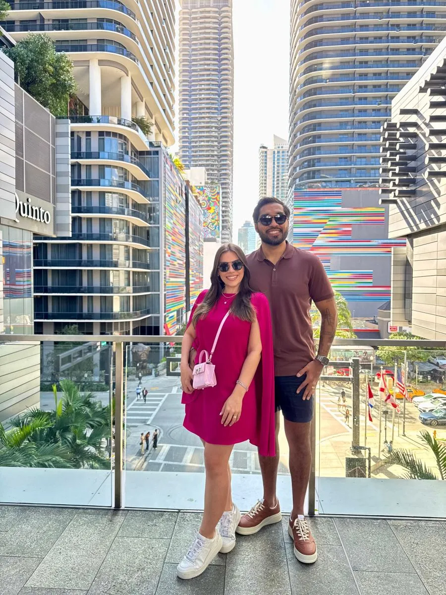 Gustavo Amarante e Gabriela Aguiar escolhem Miami como destino de férias
