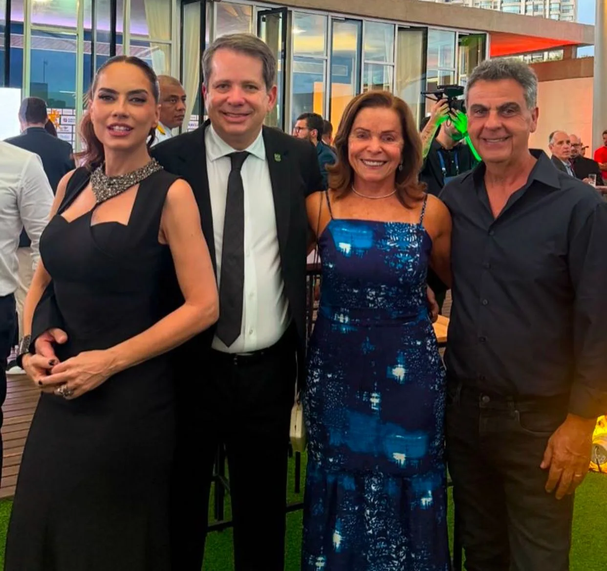Hedla Lopes e Fábio Calheiros prestigiam posse do Comitê Olímpico Brasileiro