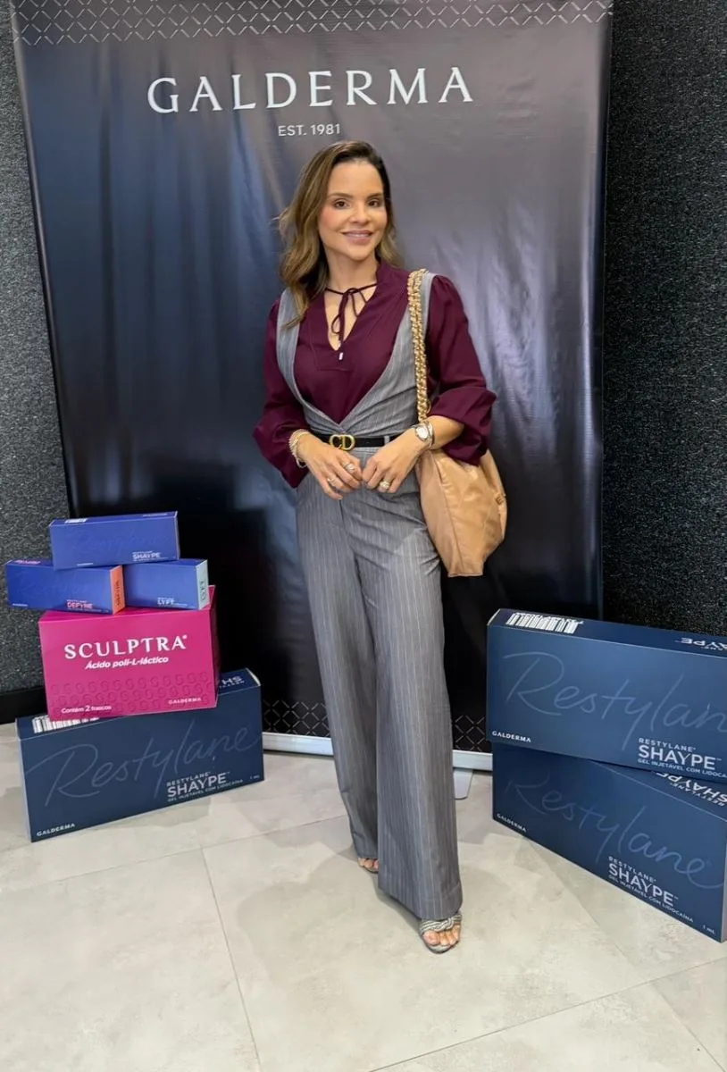 Viviane Martins prestigia lançamento do Restylane Shape em Recife
