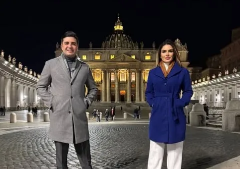 RELEMBRE: Papa Francisco pergunta “cachaça é água?” ao jornalista da TV Cidade durante o Jubileu 25