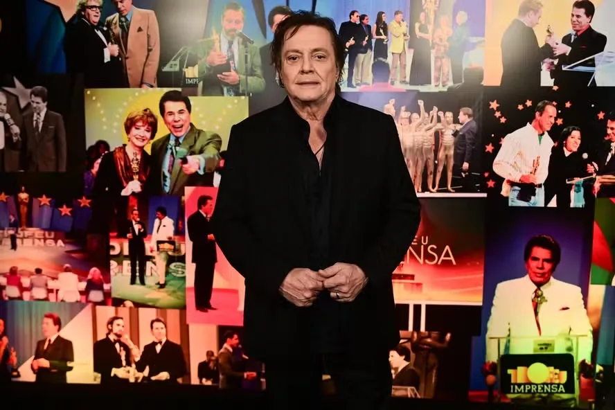 “Uma alma linda”, diz Fábio Júnior sobre Silvio Santos no Troféu Imprensa