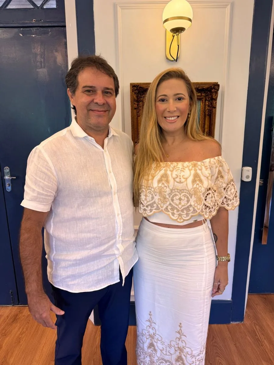 Evandro Leitão recebe Liliane Araújo em reunião sobre pautas estratégicas para Fortaleza