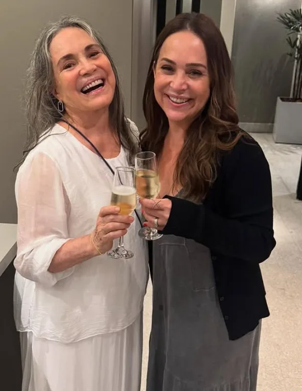 Gabriela Duarte sobre trabalho com a mãe, Regina Duarte: "muitas brigas"