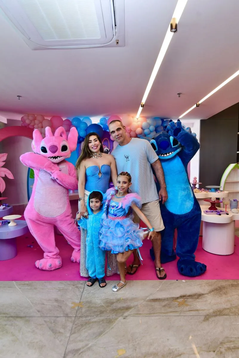 Nicole de França e Igor Parente festejam os sete anos da filha Noalla