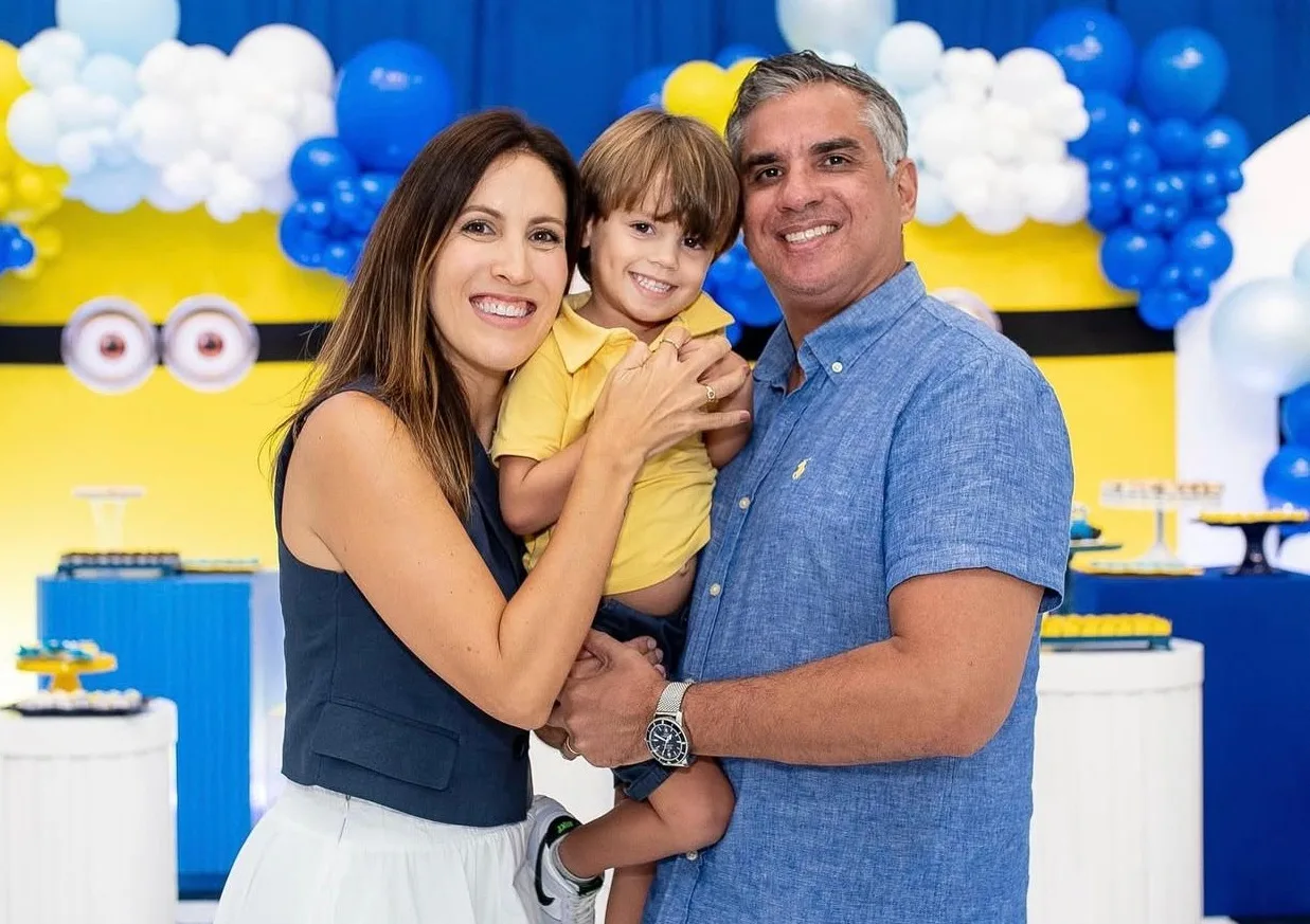 Mariana Matos e Márcio Castro festejam os quatro anos do filho Rafa