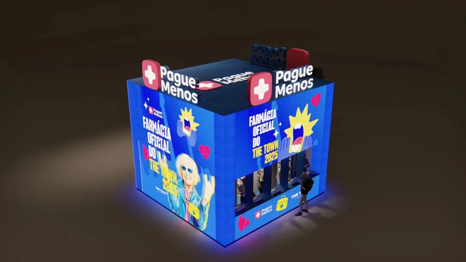 Pague Menos realiza ação inovadora no festival The Town